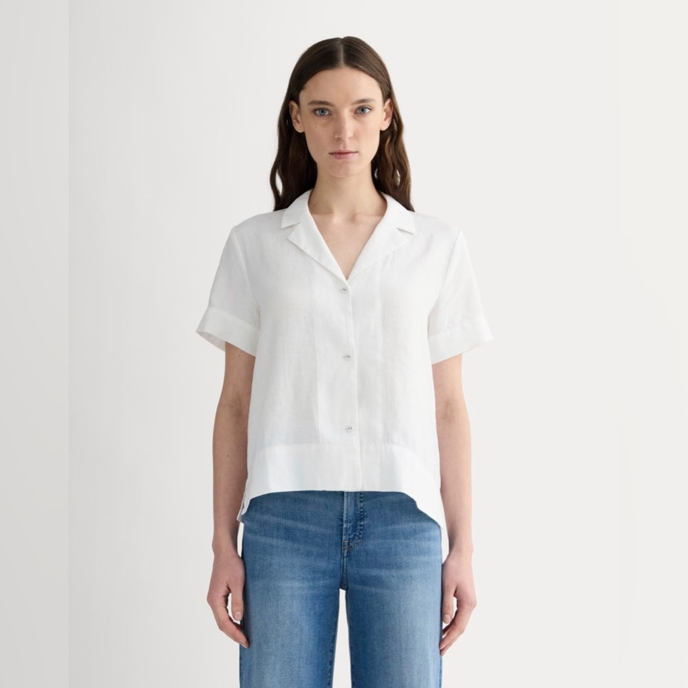 Everlane The Notch Shirt in Linen